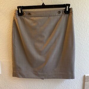 J Crew Tan Wool Blend Skirt